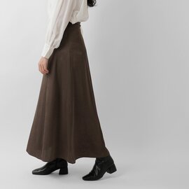 Audrey and John Wad|ヴィンテージサテン フレア スカート l5601-nk