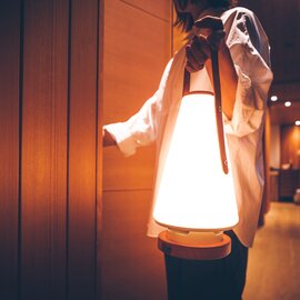 MoriMori｜LED LanternSpeaker ROOMS レザーハンドル
