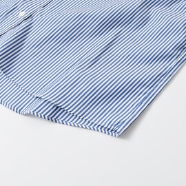 Commencement｜コットン スタンドカラー ストライプ シャツ “Stripe shirt” c-211-mt