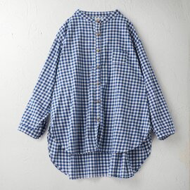 sisam｜チェックソデストラップシャツ【ギフト】