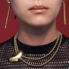 IRIS47|rock long necklace ネックレス チェーン