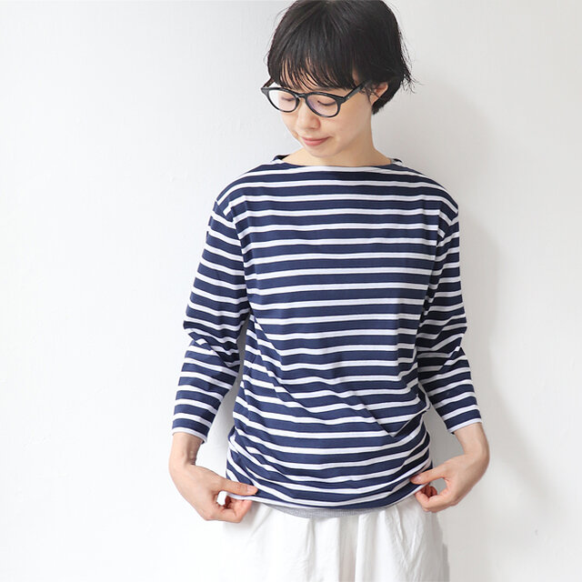 ネイビー×ホワイト / T3 着用、モデル身長:164cm