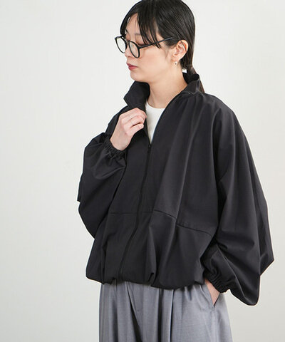 mizuiro ind|ドルマンスリーブストームジャケットスタンドカラーブルゾン 1-270036