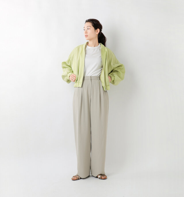 model mizuki：168cm / 50kg 
color : green / size : 1