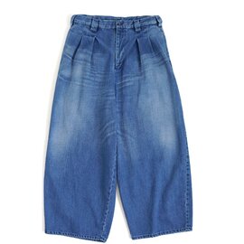 VU｜ヴウ vintage denim knee wide pants [VINTAGE BLUE] ヴィンテージ加工ニーワイドパンツ vu-s24-p06