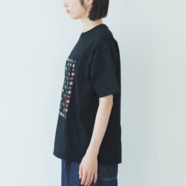 yuni｜花刺繍souvenierT-シャツ II　1701CT026241