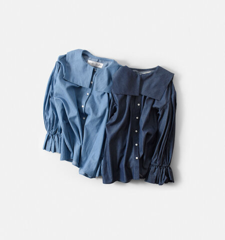 Si-Si-Si|コットン バルーンスリーブ ブラウス “BALLOON SLEEVE BLOUSE” 2024-aw115-mn