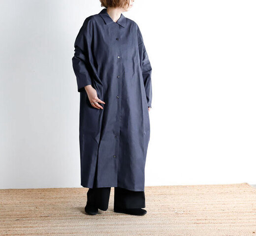mizuiro ind|mizuiro ind ミズイロインド 1-250083 デニムワイドシャツワンピース