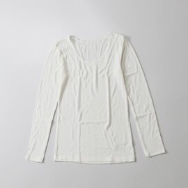 joha|冬は暖かく夏は涼しい ウールシルクロングスリーブアンダーシャツ FILIPPA kurashisha