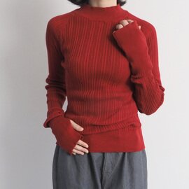 NARU|(ナル) ランダムリブ Thumbholeハイネック 665700 手袋