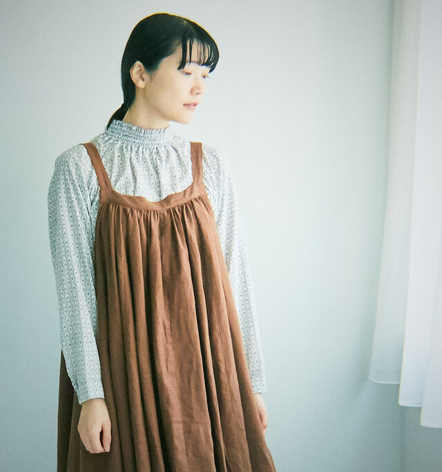 モデル165cm 着用サイズ:0(BROWN)