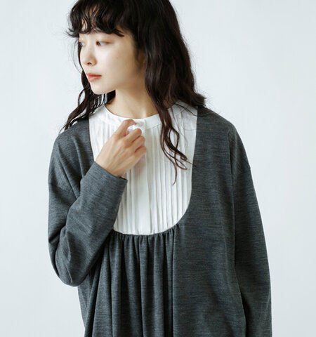 atelier naruse|ウールリネンプザムシャツカットソー f02031