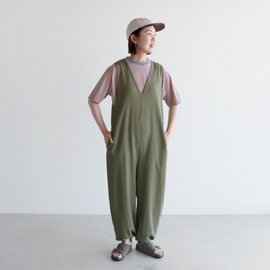 Veins|Vネックジャンプスーツ / リネンブレンド【SALE20%OFF!】