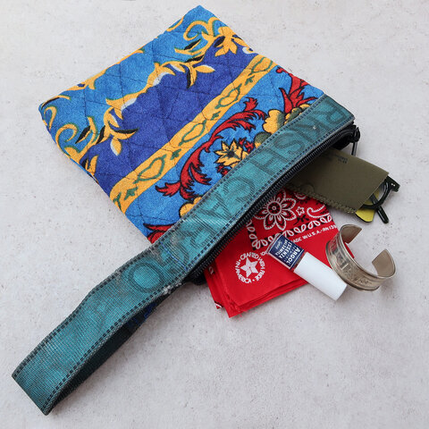 PUEBCO｜MAO'S FABRIC POUCH/持ち手つきポーチ