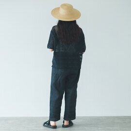yuni｜パッチワークレース 半袖シャツ　1701BL023241