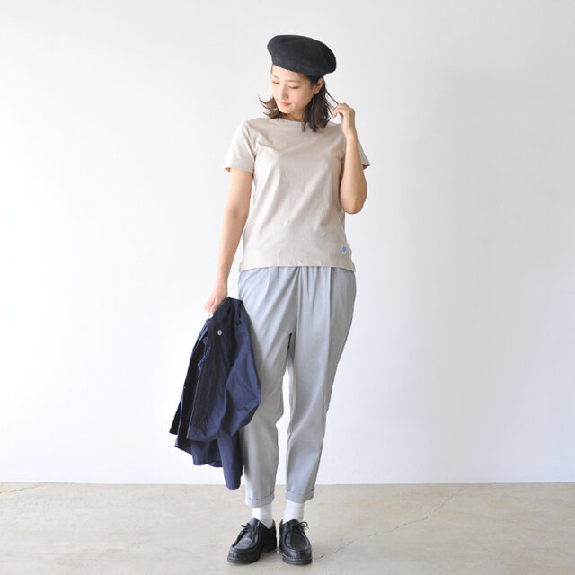 モデル:170cm / 54kg
color : beige / size : 1(M)