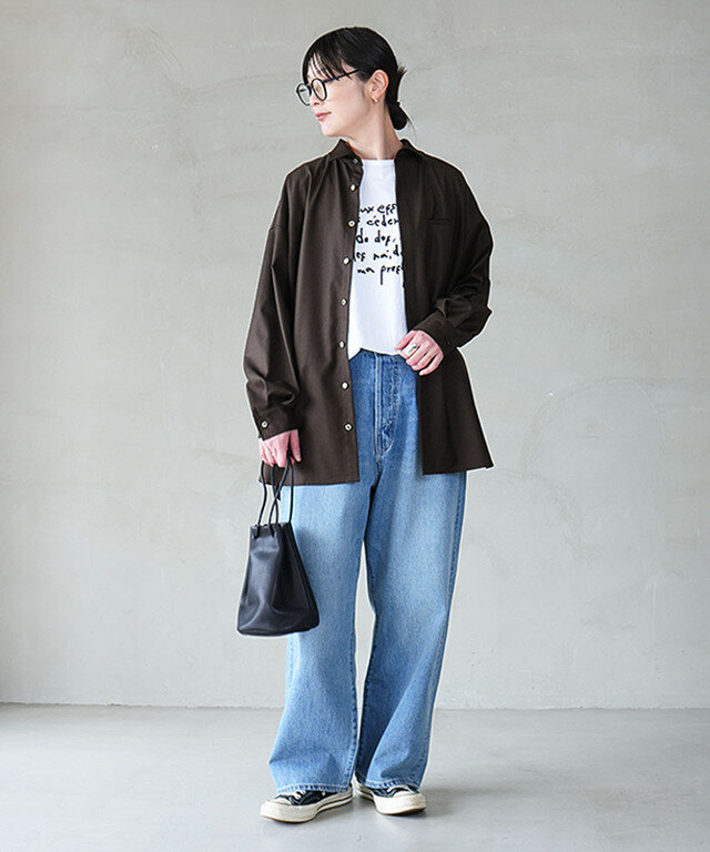 身長:165cm/着用カラー:BROWN/着用サイズ:38