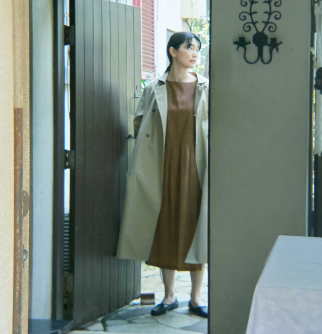 モデル165cm 着用サイズ:0(BROWN)