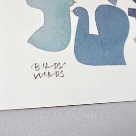 BIRDS' WORDS│POSTER 30 [BLUE BIRD] 