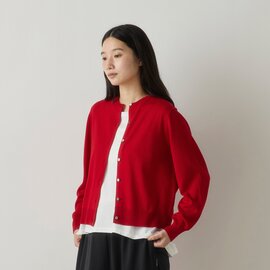 MidiUmi|crew neck knit cardigan