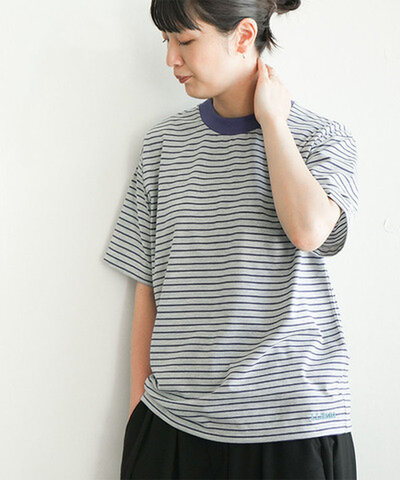 L.L.Bean|Stripe Tee ストライプTシャツ レディース トップス 半袖 カットソー 5475-1148