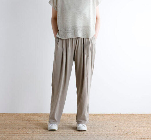 evam eva|evam eva エヴァムエヴァ E261C171 カットソーワイドパンツ cut&sew wide pants