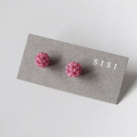 SISI|odango pierce pink オダンゴピアス ピンク