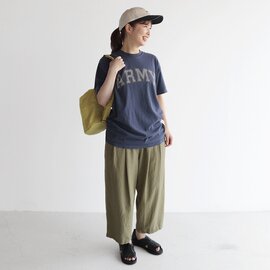 TOP KHAKI|ピグメント ARMYTシャツ【DM便発送可能】