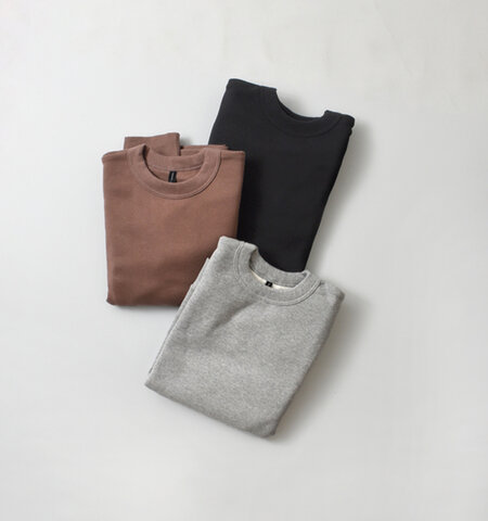 TRAVAIL MANUEL|起毛 裏毛 ドルマン 長袖プルオーバー 2030-mt