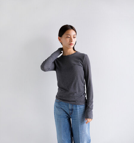 kiehtova|シアー ロング カットソー 長袖Tシャツ “SHEER LONG TOPS” ktwr24-kk