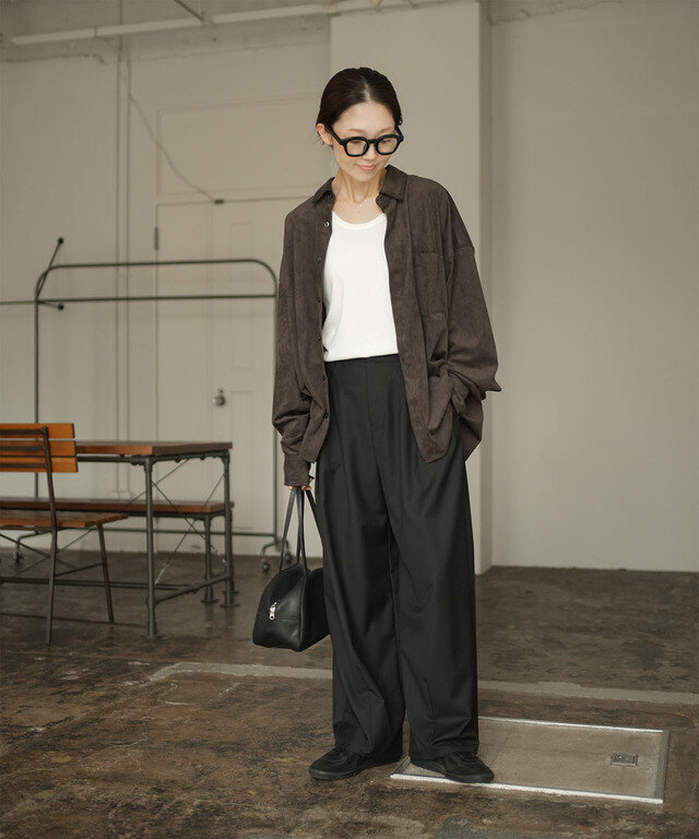 身長:164cm / カラー:40 BROWN / サイズ:38