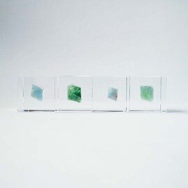 ウサギノネドコ｜Sola cube Mineral 蛍石（4cm角）