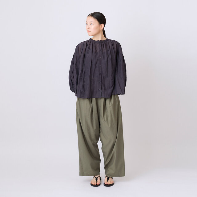 model:164cm color: ダークグレー