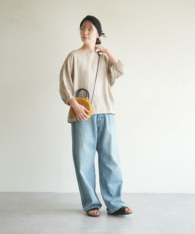 身長:165cm / カラー:BEIGE / サイズ:FREE