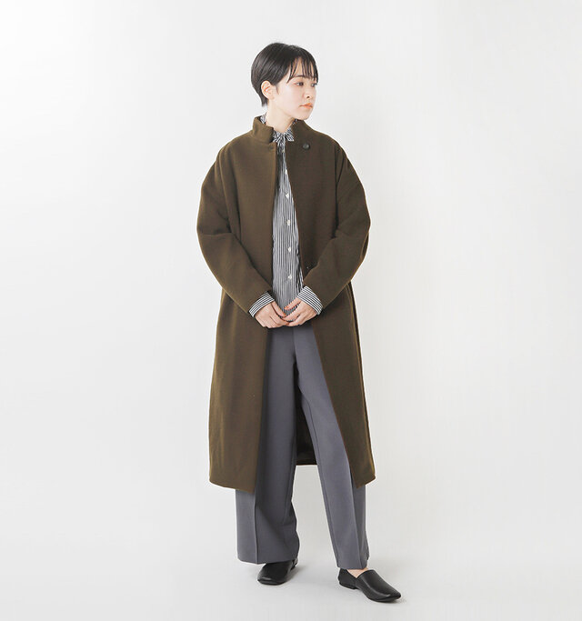 model saku:163cm / 43kg
color : brown / size : F