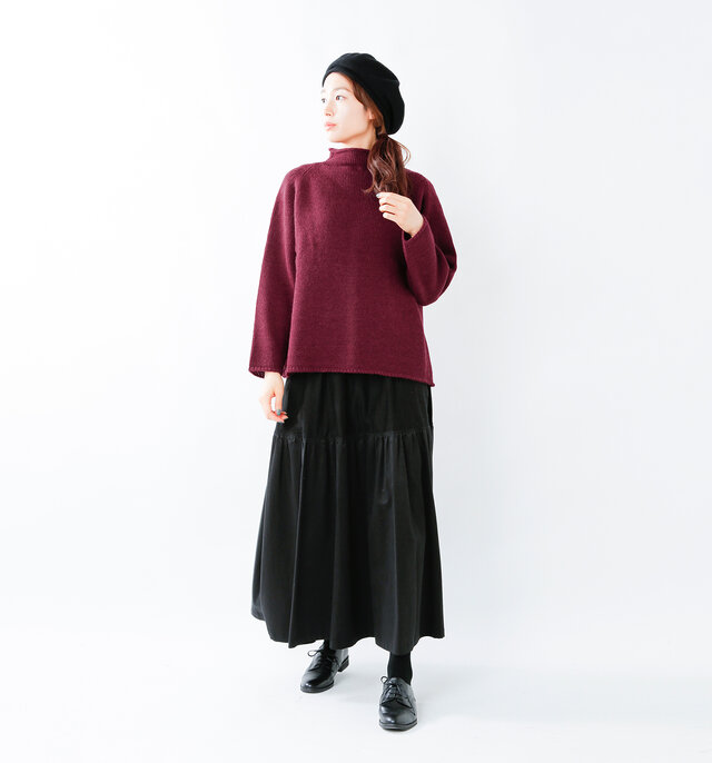 model mizuki:168cm / 50kg
color : bordeaux / size : F