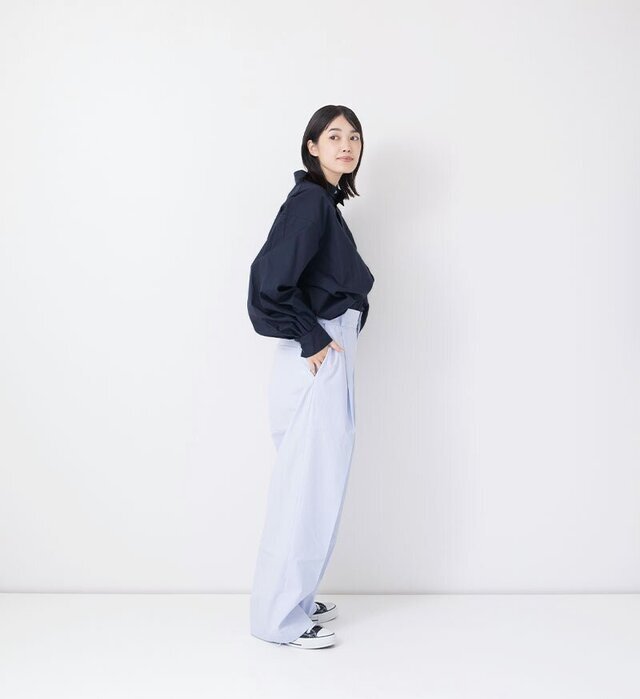 color : DARK NAVY , model : 162cm