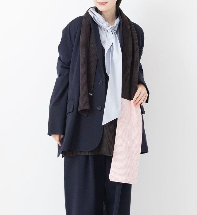 color : BROWN×PINK , model : 162cm