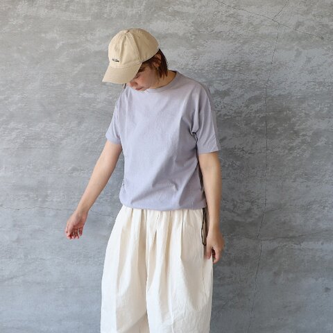 BLUE LAKE MARKET|アメリカンドライ天竺2/ポリエステル45SブロードバイファブリックドロストヘムTee