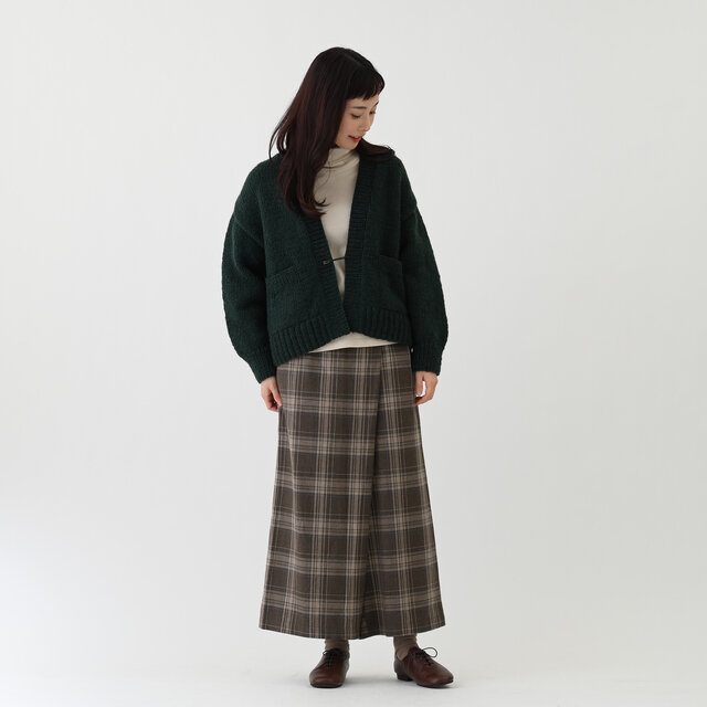 モデル身長 164cm 着用カラー ブラウン