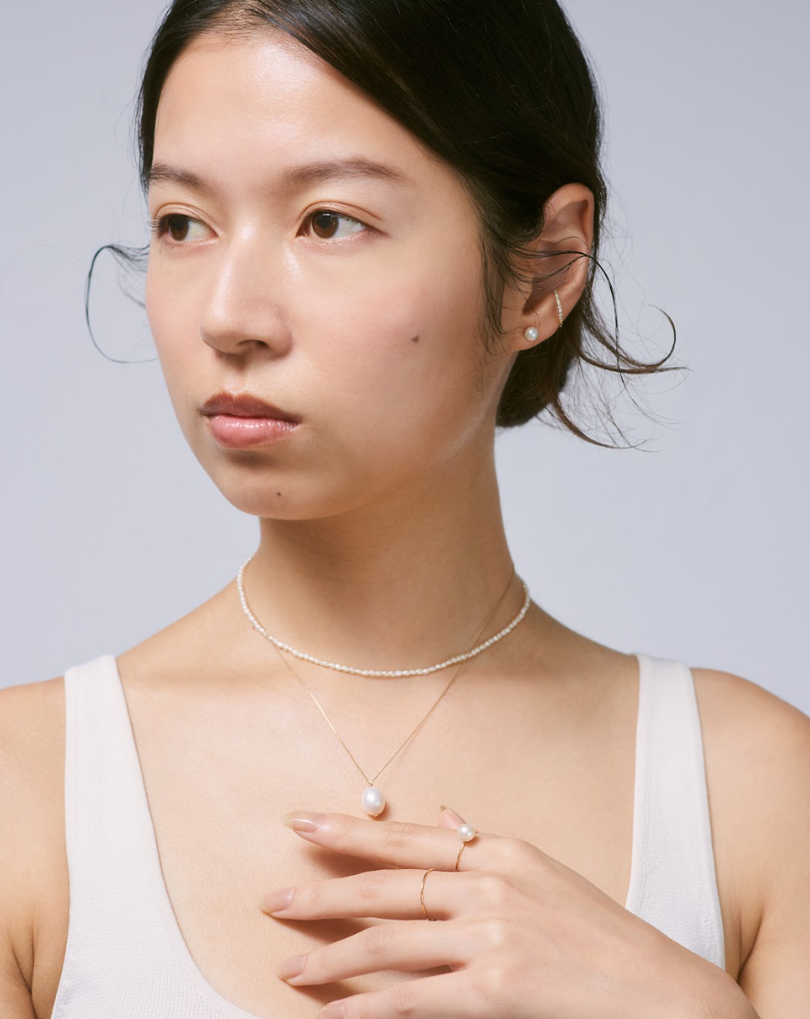 les bon bon|blanc sophie necklace ネックレス 淡水パール les bon bon|blanc sophie necklace ネックレス 淡水パール