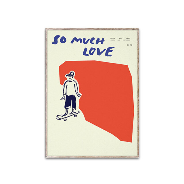 「So Much Love / Skateboard」は、手描きの図形と大量の色彩から生まれました。このシリーズは、それぞれのユニークな声、そしてあらゆる形や形態の多様性が集まることを祝福しています。