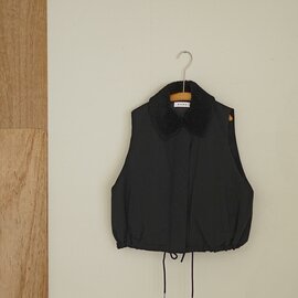 SACRA|パディング ハイカウント タッサー ショートジレ ベスト アウター PADDING H.COUNT TUSSAH SHORT GILET 125605061 サクラ