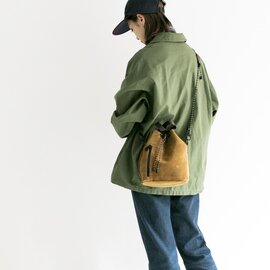 AS2OV｜アッソブ / WATER PROOF SUEDE DRAWSTRING BAG / 巾着 バッグ