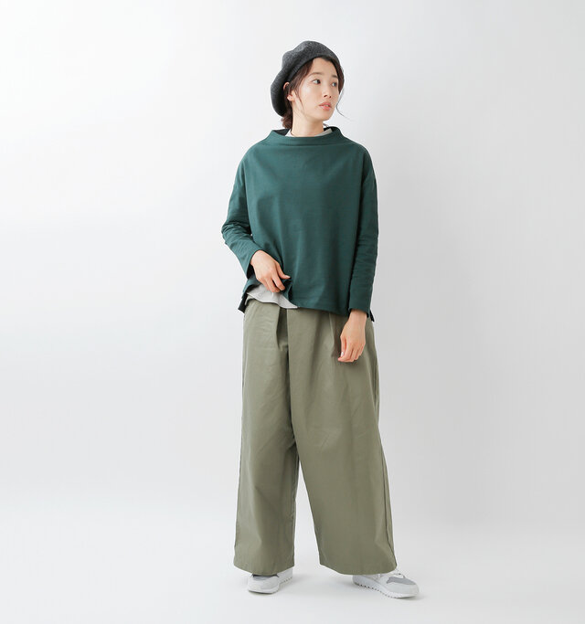 model mizuki：168cm / 50kg
color : dark green / size : 1

