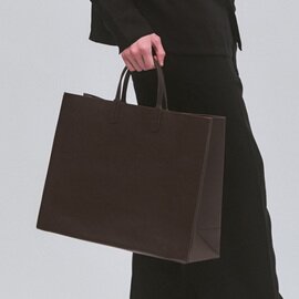 THE ART OF CARRYING|Carton L レザー ハンドバッグ 軽量