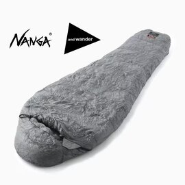 NANGA × and wander｜スリーピングバッグ 500 sleeping bag 500 寝袋 シュラフ ユニセックス メンズ 5743977192 ナンガ × アンドワンダー