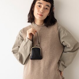 Kanmi｜パスケース付きの小さなバッグ「ドロップツリー プチトート がま口 パスケース」【PS23-16】