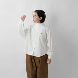 FRED PERRY｜ピーチ コットン ウーブンシャツ “Woven Shirt” f8699-hm