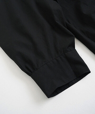Mochi｜puff sleeve dress [black]